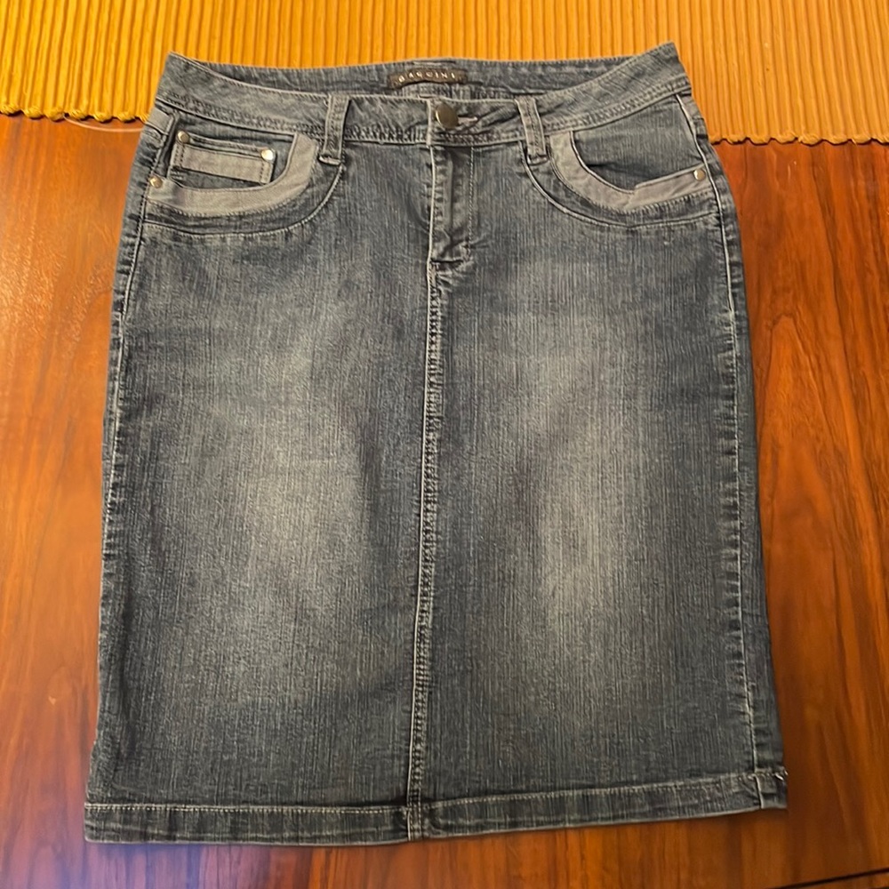 Baccini denim skirt - size 10